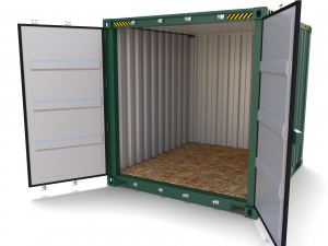 10ft shipping container 3D Model