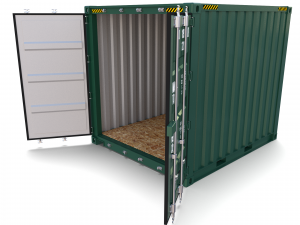 10ft shipping container 3D Model