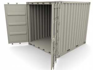 10ft shipping container 3D Model