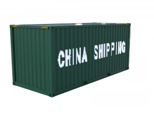 Transporte de cont&ecirc;iner de 20 p&eacute;s na China Modelo 3D