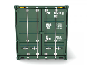 Transporte de cont&ecirc;iner de 20 p&eacute;s na China Modelo 3D
