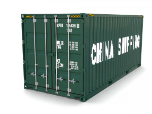 Transporte de cont&ecirc;iner de 20 p&eacute;s na China Modelo 3D