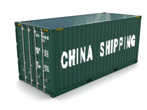 Transporte de cont&ecirc;iner de 20 p&eacute;s na China Modelo 3D