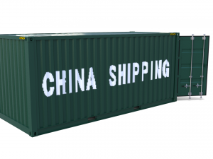 20ft shipping container china shipping 3D मॉडल