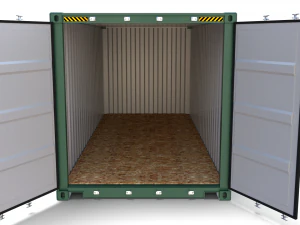 Transporte de cont&ecirc;iner de 20 p&eacute;s na China Modelo 3D