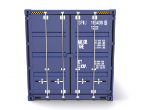 20ft shipping container cma cgm 3D मॉडल