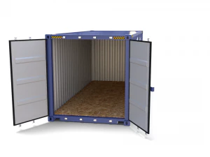 20ft shipping container cma cgm 3D Model