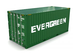 20ft shipping container evergreen 3D मॉडल