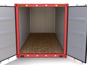 20ft shipping container hamburg sud 3D मॉडल