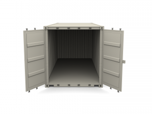 20ft shipping container hamburg sud 3D मॉडल