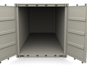 20ft shipping container hamburg sud 3D मॉडल
