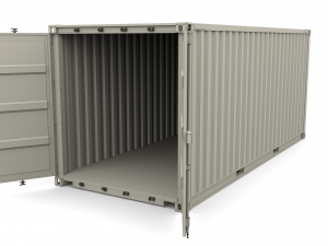 20ft shipping container hamburg sud 3D मॉडल