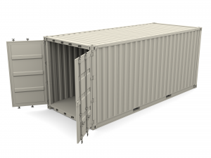 20ft shipping container hamburg sud 3D मॉडल