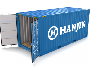 20ft shipping container hanjin 3D मॉडल