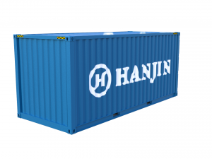 20ft shipping container hanjin 3D मॉडल