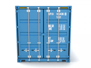 20ft shipping container hanjin 3D Model