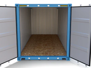 20ft shipping container hanjin 3D Model