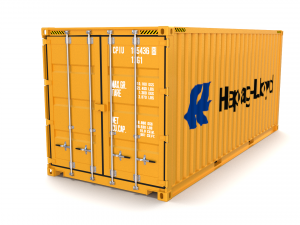 20ft shipping container hapag lloyd 3D मॉडल