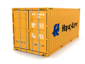 Cont&ecirc;iner de transporte de 20 p&eacute;s hapag lloyd Modelo 3D