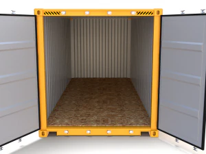 Cont&ecirc;iner de transporte de 20 p&eacute;s hapag lloyd Modelo 3D