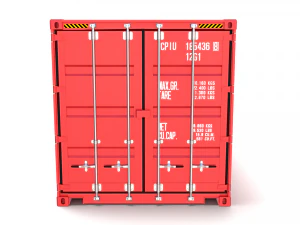 20ft shipping container k line 3D Model
