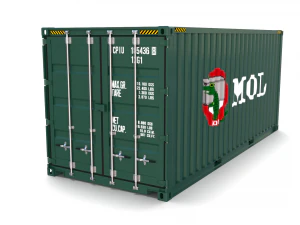 20ft shipping container mol 3D Model