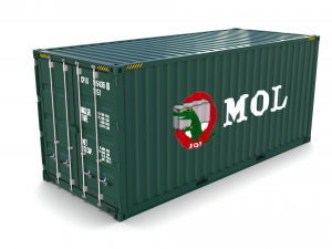 20ft shipping container mol 3D Model