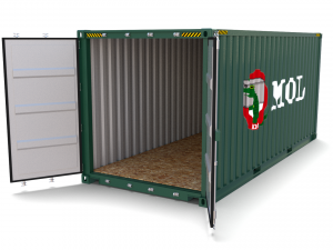 20ft shipping container mol 3D Model