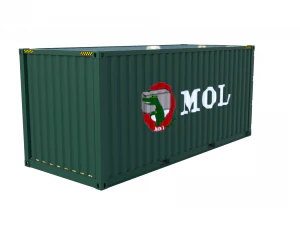 20ft shipping container mol 3D Model