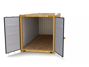 20ft shipping container msc 3D मॉडल