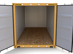 20ft shipping container msc 3D Model