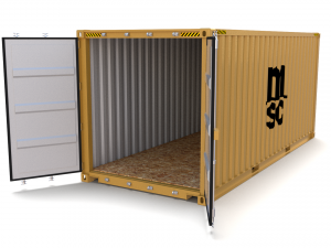 20ft shipping container msc 3D मॉडल