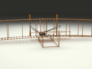 rocket locomotive and wright flyer pack 3D Model
