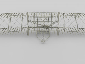 rocket locomotive and wright flyer pack 3Dモデル