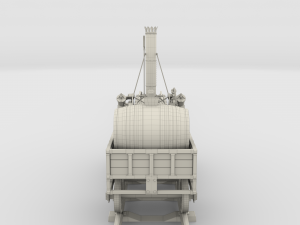 rocket locomotive and wright flyer pack 3Dモデル