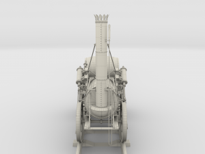 rocket locomotive and wright flyer pack 3Dモデル