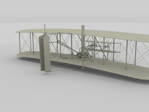 rocket locomotive and wright flyer pack 3Dモデル