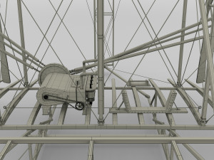 animated rocket locomotive and wright flyer pack Modelo 3D