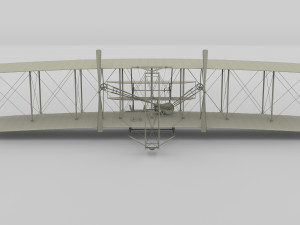 animated rocket locomotive and wright flyer pack Modelo 3D