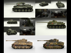 eastern front armor pack with interior v2 3D Model