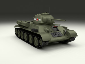 eastern front armor pack with interior v2 Modelo 3D