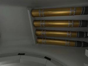 eastern front armor pack with interior v2 3D Model