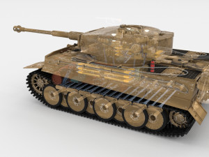 eastern front armor pack with interior v2 Modelo 3D