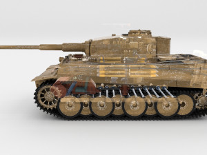 eastern front armor pack with interior v2 Modelo 3D