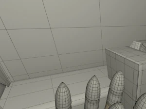 eastern front armor pack with interior v2 3D Model