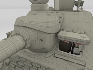 eastern front armor pack with interior v2 Modelo 3D