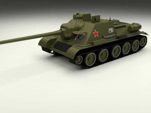 eastern front armor pack with interior v2 3D Model