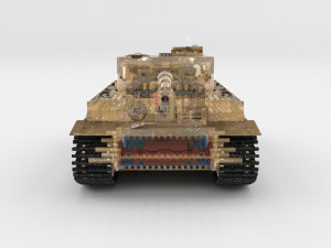 eastern front armor pack with interior v2 Modelo 3D