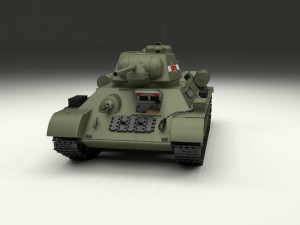 eastern front armor pack with interior v2 Modelo 3D