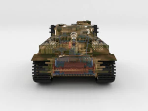 eastern front armor pack with interior v2 3D Model